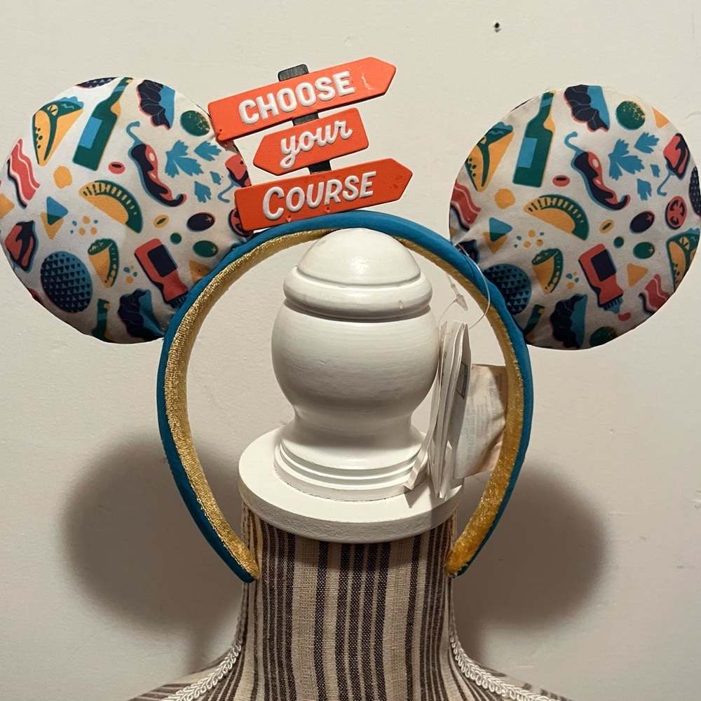 Disney Mickey Mouse Ears 2023 Epcot International Food Wine Festival NWT’s